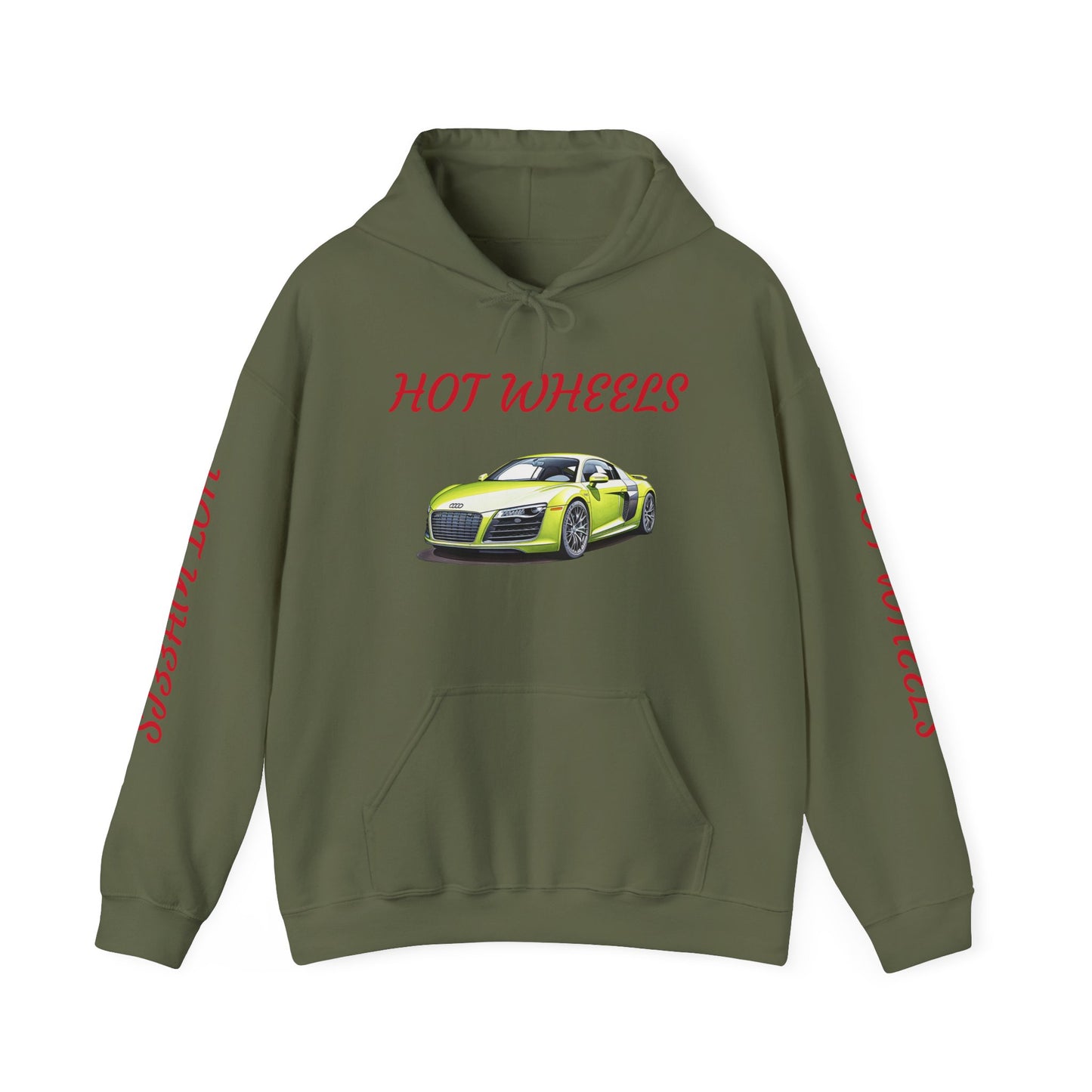 Princess Grace Hot Wheels Unisex Hooded Sweatshirt Cool Car Design for Auto Enthusiasts