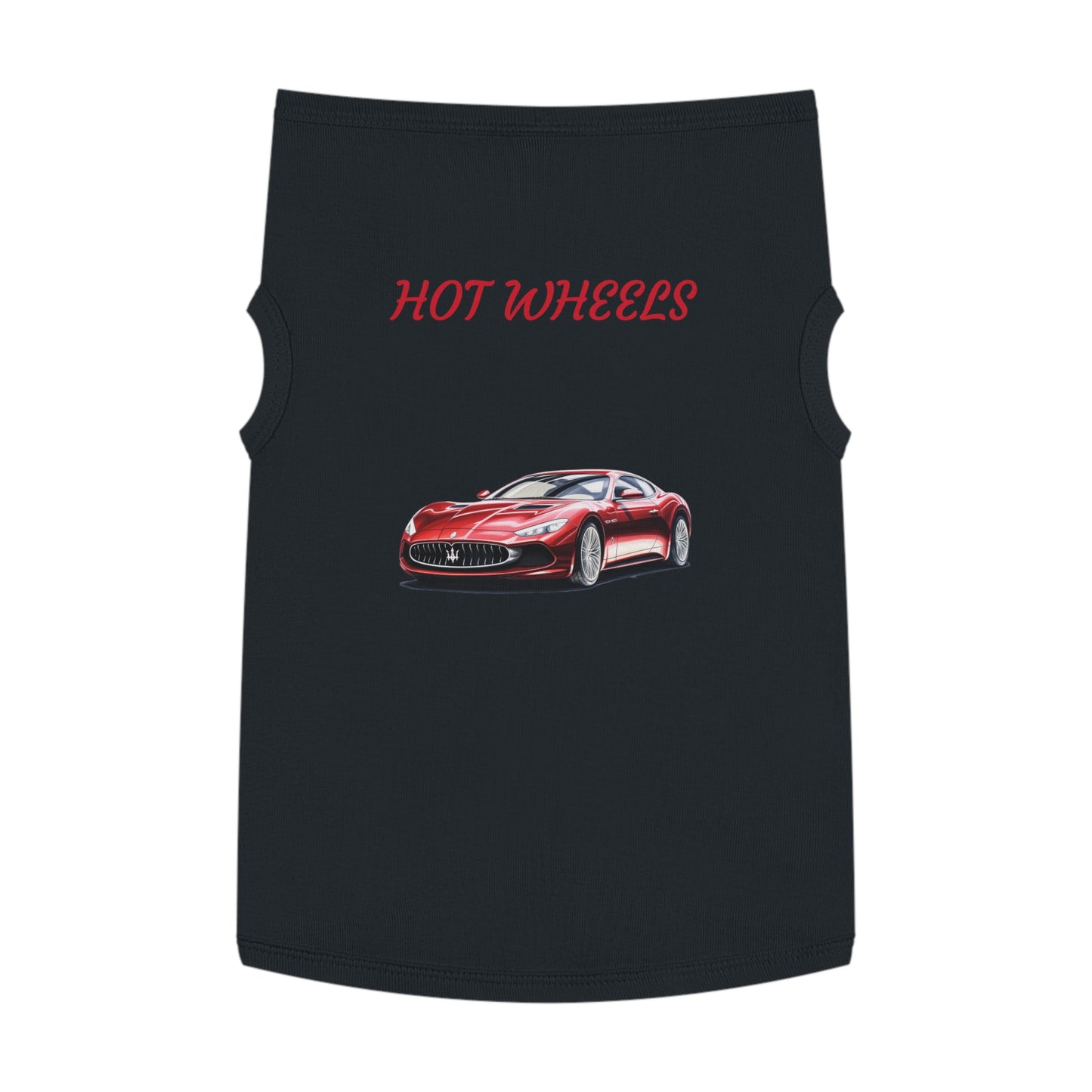 Princess Grace Trendy Hot Wheels Pet Tank Top for Car Enthusiast Dogs