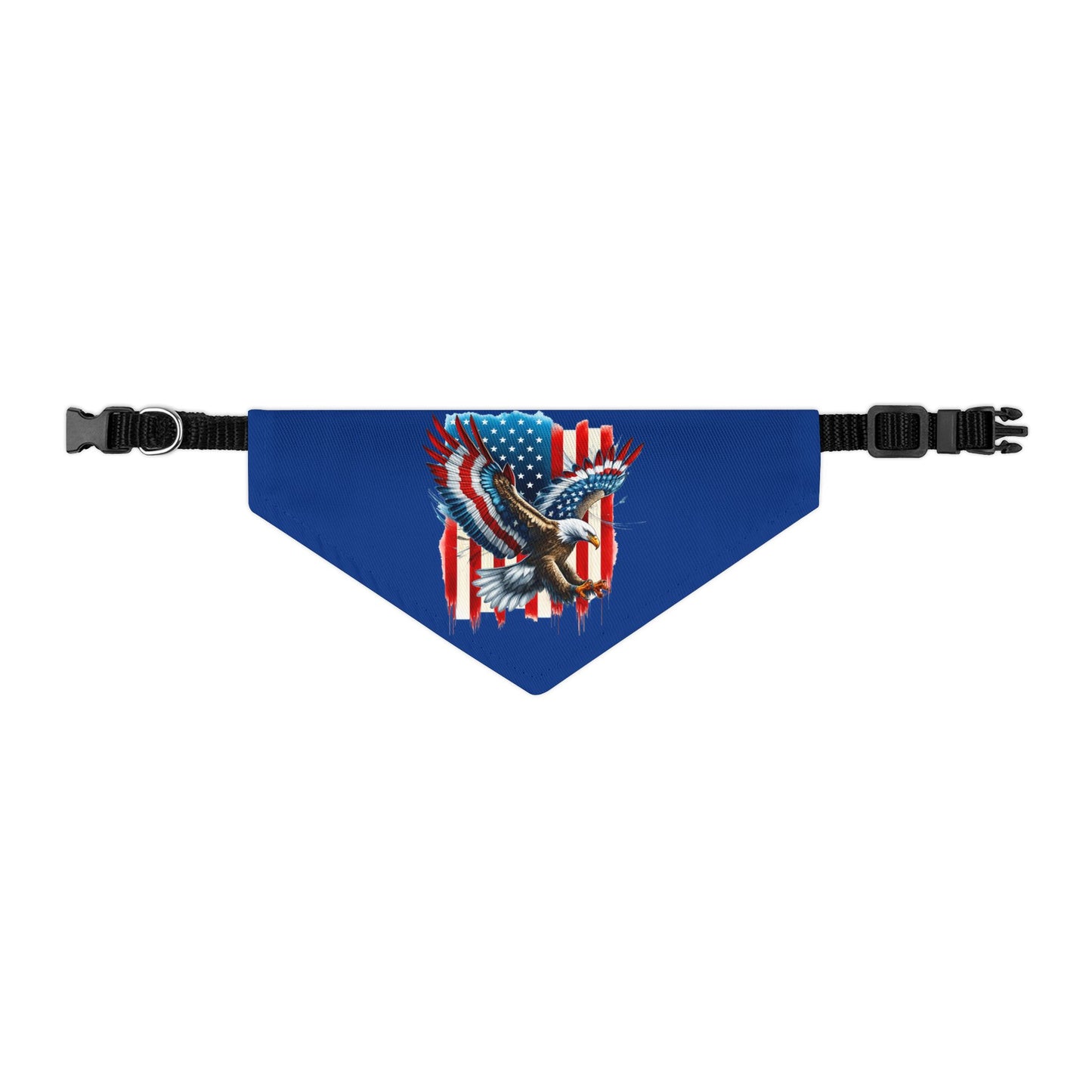 Princess Grace Patriotic Pet Bandana Collar for Dogs USA Flag Design
