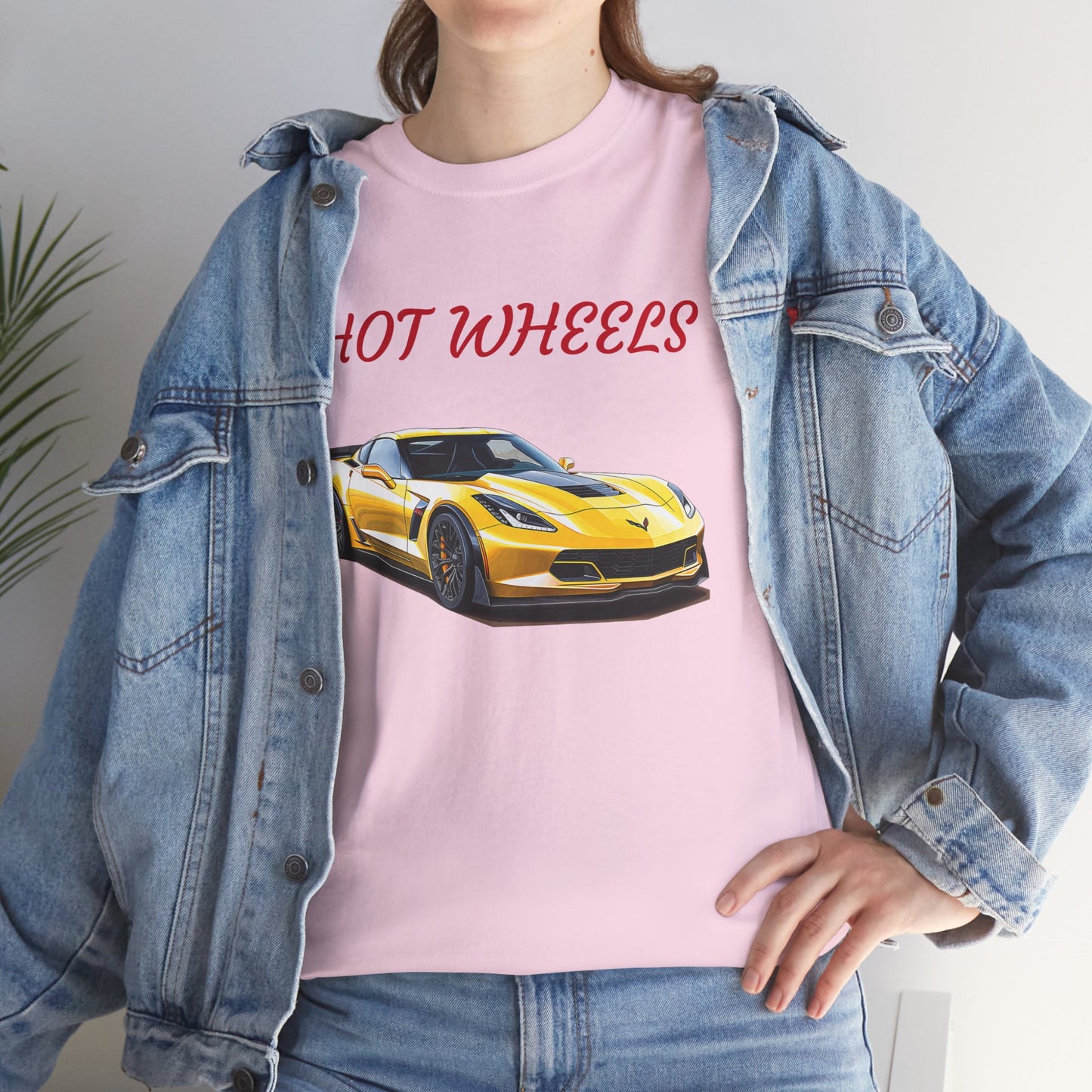 Princess Grace Hot Wheels Unisex Heavy Cotton Tee Sports Car Graphic T-Shirt