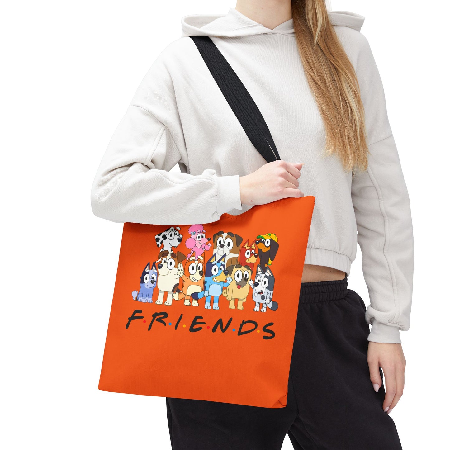 Princess Grace Bluey Playful Friends Tote Bag Perfect for Pet Lovers