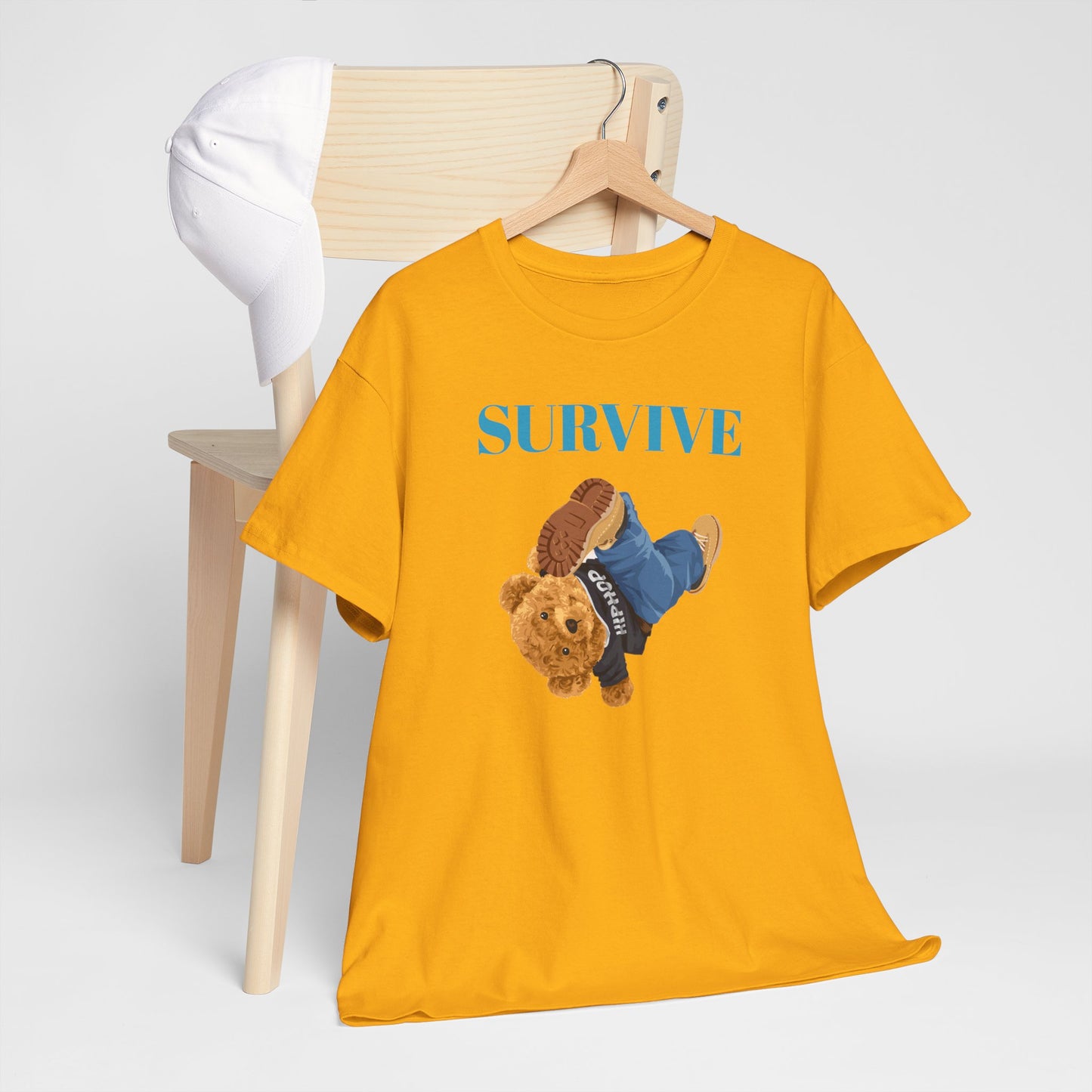 Princess Grace Survive Graphic Unisex Heavy Cotton Tee