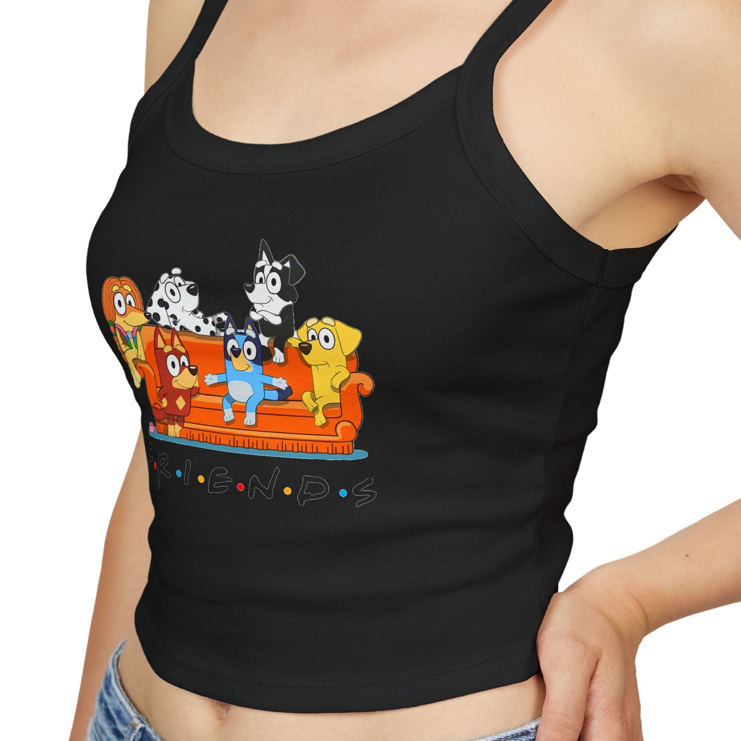 Princess Grace Bluey & Friends Women's Spaghetti Strap Tank Top