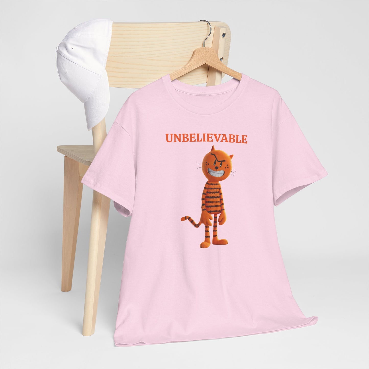 Princess Grace Unbelievable Cat Graphic Unisex Heavy Cotton Tee