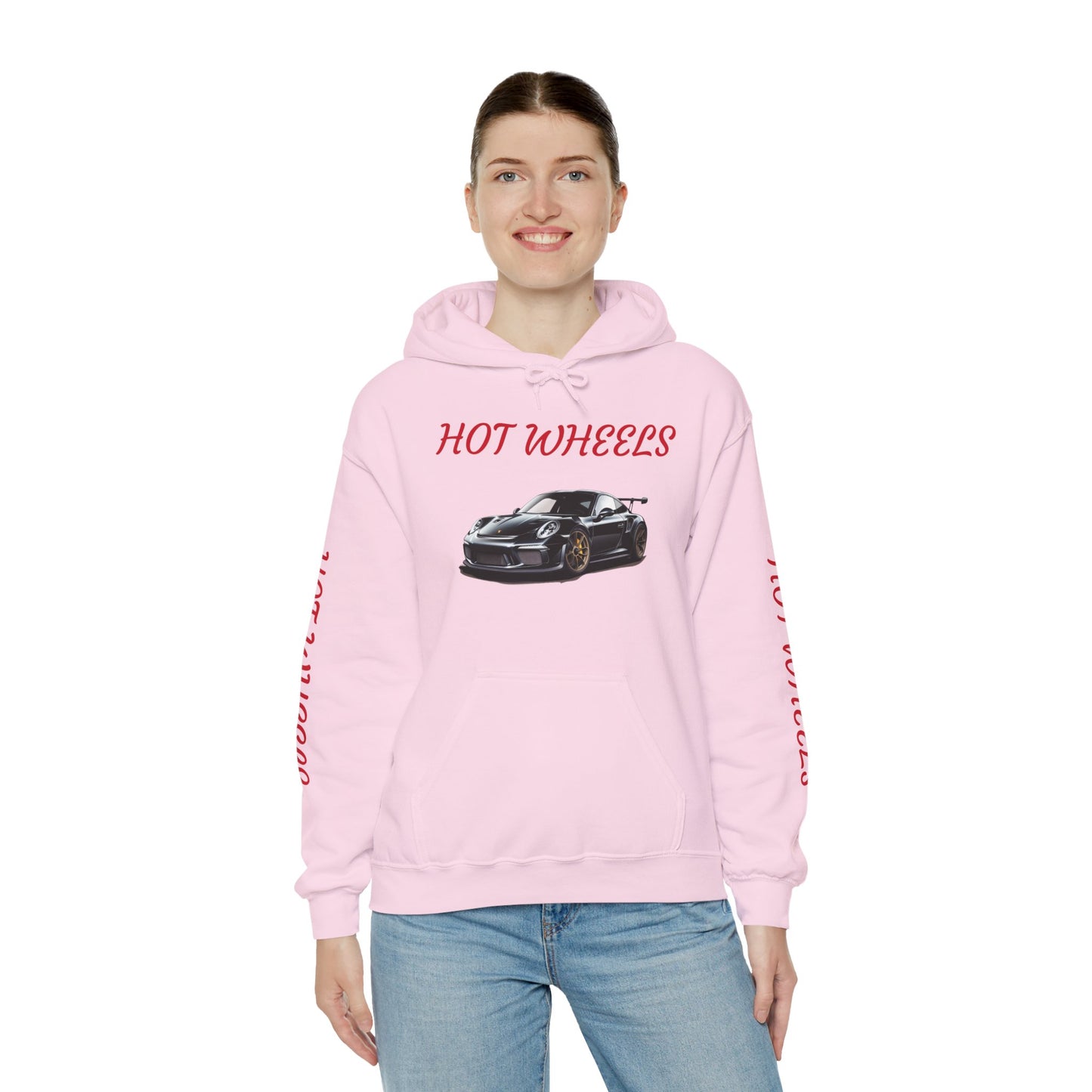 Princess Grace Hot Wheels Unisex Hooded Sweatshirt Passion for Cars and Racing Enthusiasts