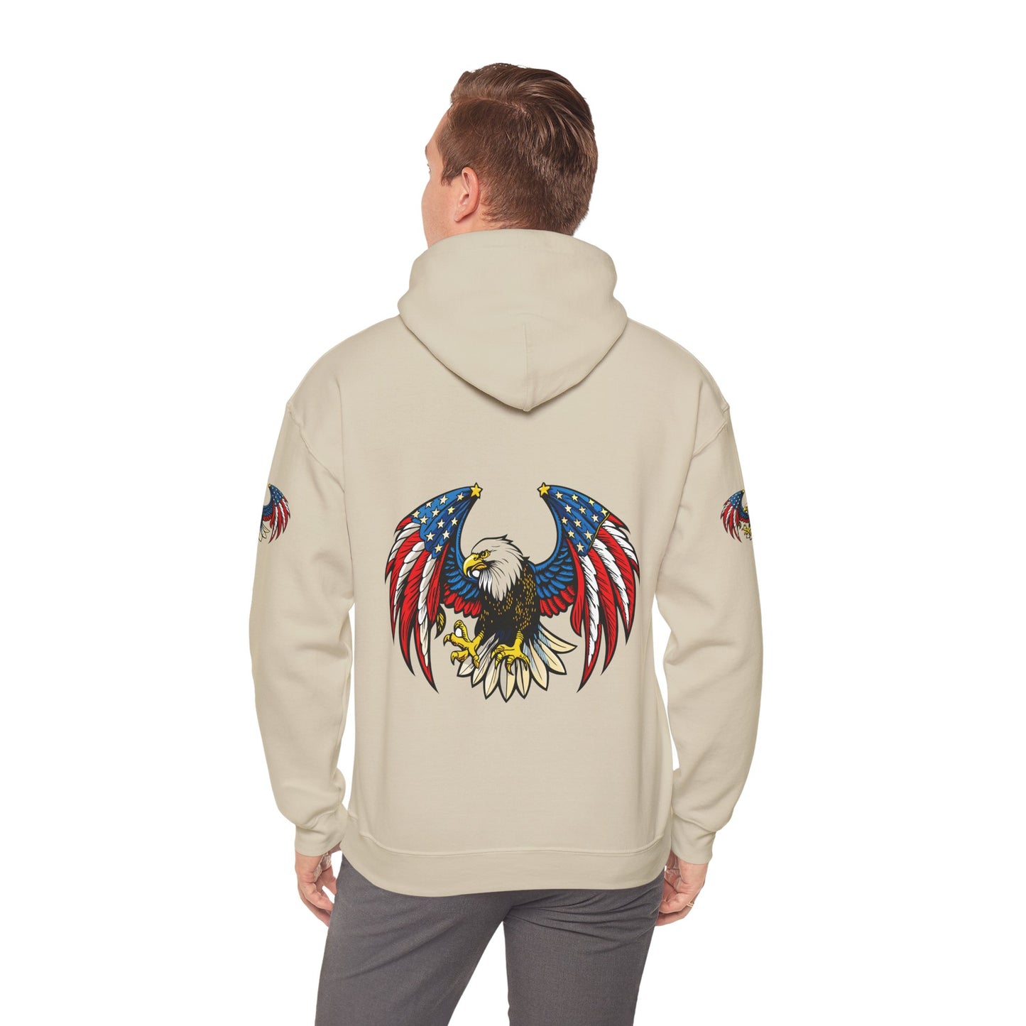 Princess Grace American Eagle Emblem Patriotic Unisex Hoodie