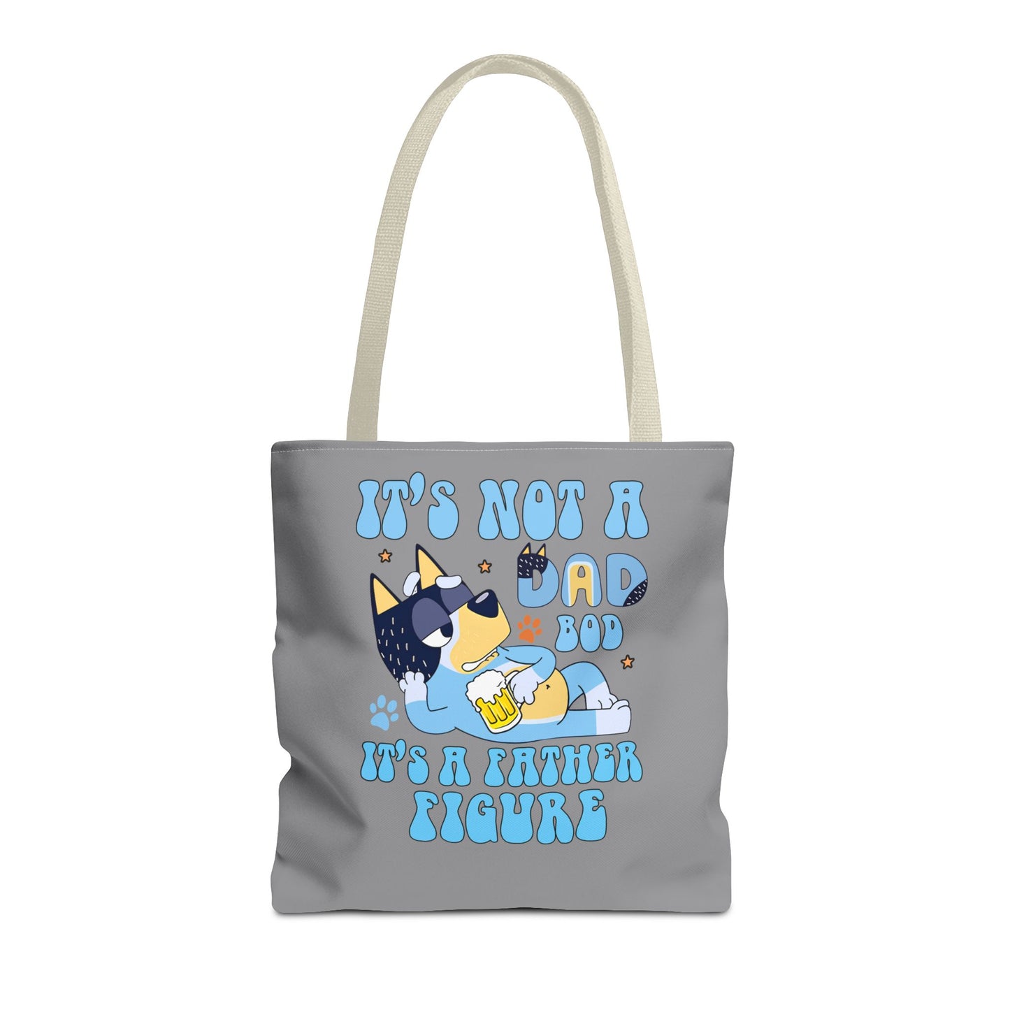 Princess Grace Funny Dog Dad Tote Bag Perfect Gift for Father's Day