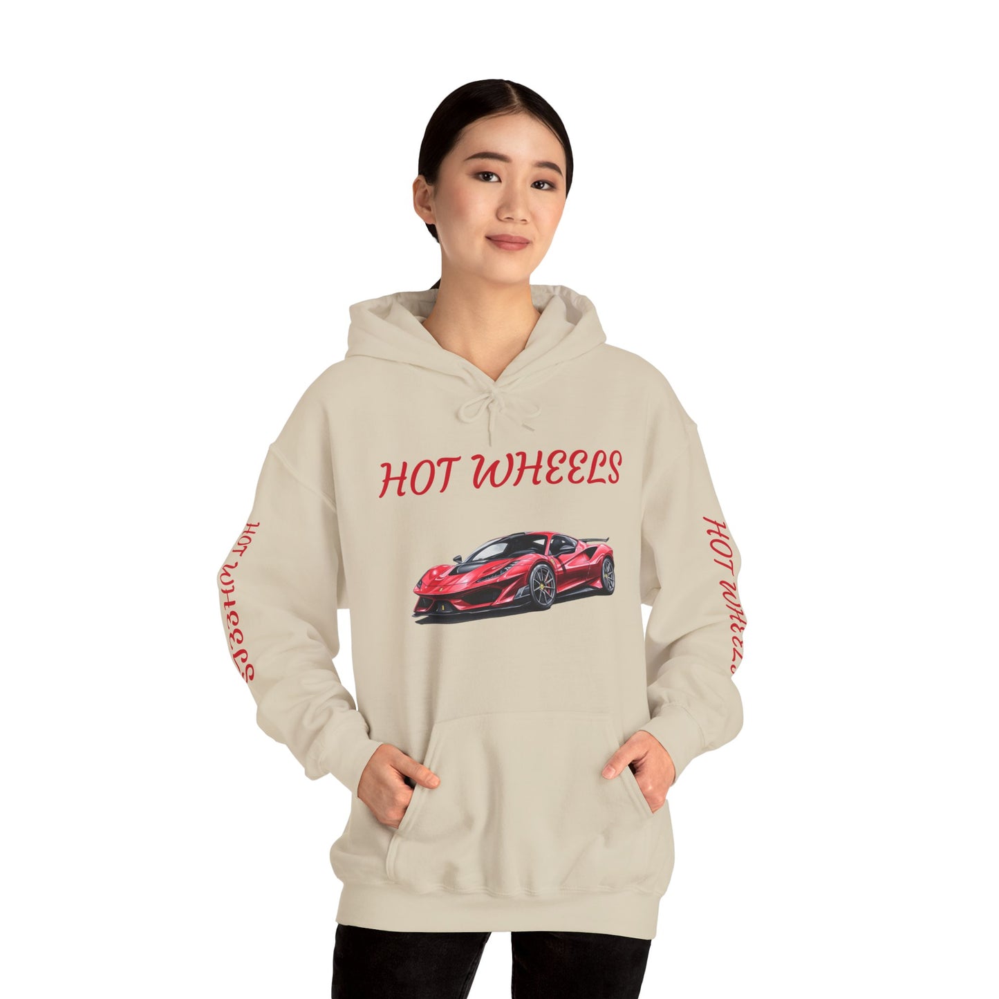 Princess Grace Hot Wheels Unisex Heavy Blend Hooded Sweatshirt Perfect for Car Enthusiasts and Collectors