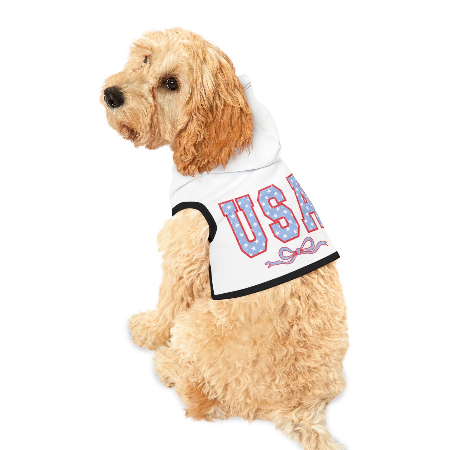 Princess Grace USA Stars & Stripes Pet Hoodie Celebrate in Style