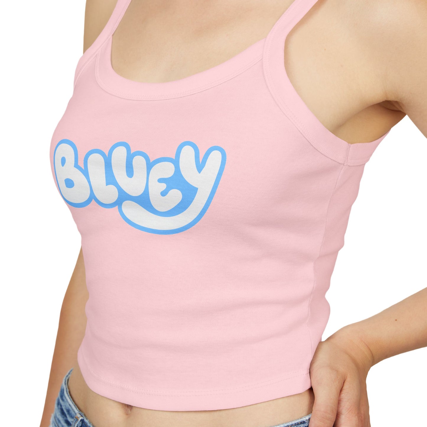 Princess Grace Bluey Spaghetti Strap Tank Top for Women Cute Cartoon Graphic