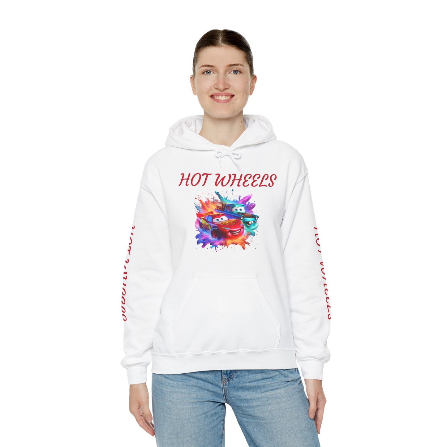 Princess Grace Cool Hot Wheels Unisex Hooded Sweatshirt Perfect for Car Enthusiasts
