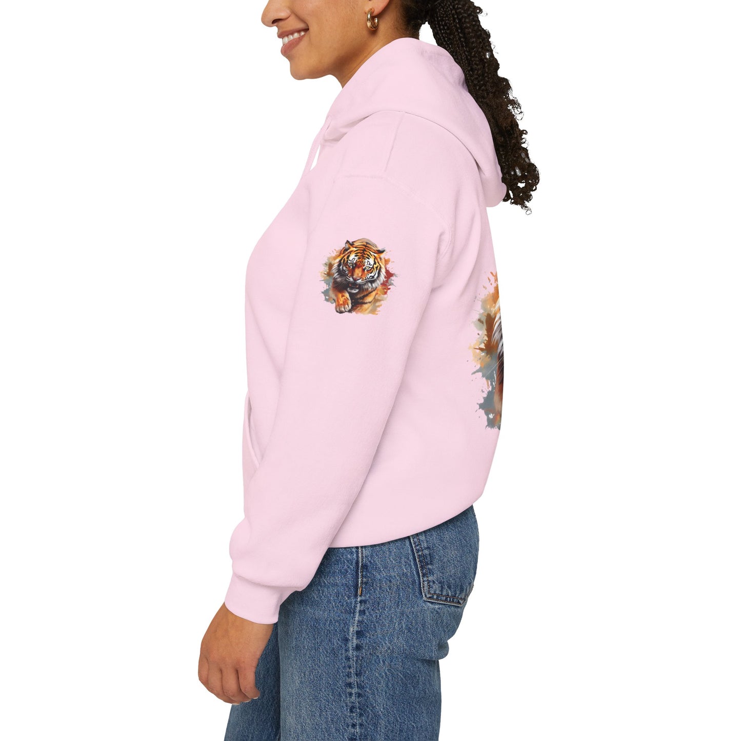 Princess Grace Fierce Tiger Graphic Unisex Heavy Blend Hoodie