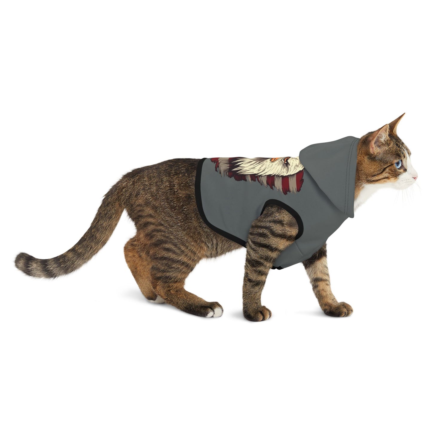 Princess Grace Patriotic Eagle Pet Hoodie for Dogs USA Flag Design