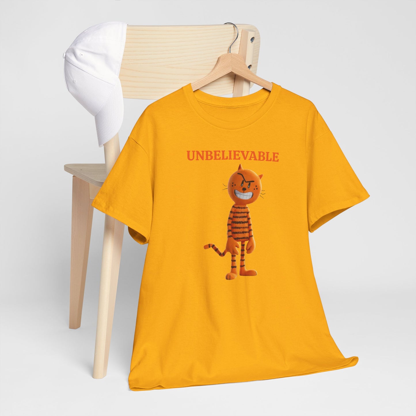 Princess Grace Unbelievable Cat Graphic Unisex Heavy Cotton Tee