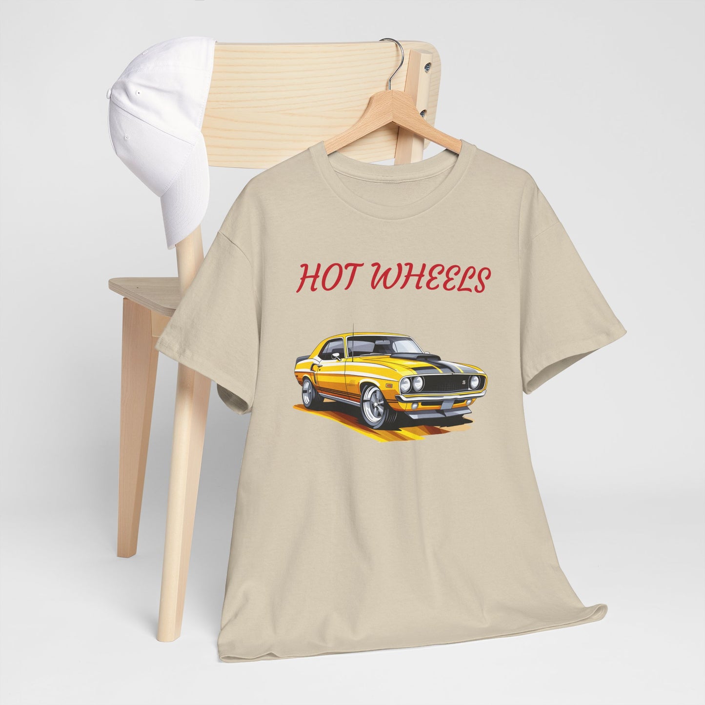 Princess Grace Vintage Hot Wheels Unisex Heavy Cotton Tee Classic Car Design