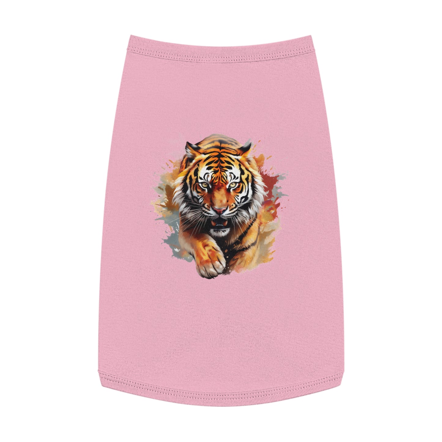 Princess Grace CUTE Wild Tiger Pet Tank Top Stylish Animal Print for Trendy Pets