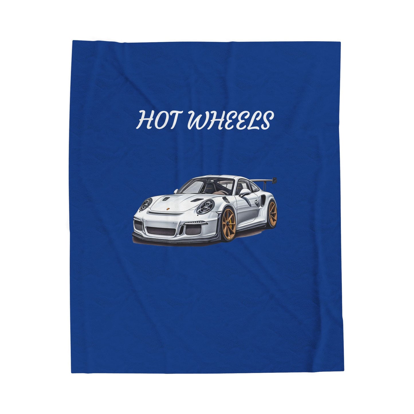 Princess Grace Hot Wheels Velveteen Plush Blanket Cozy Car Themed Throw for Kids and Car Enthusiasts