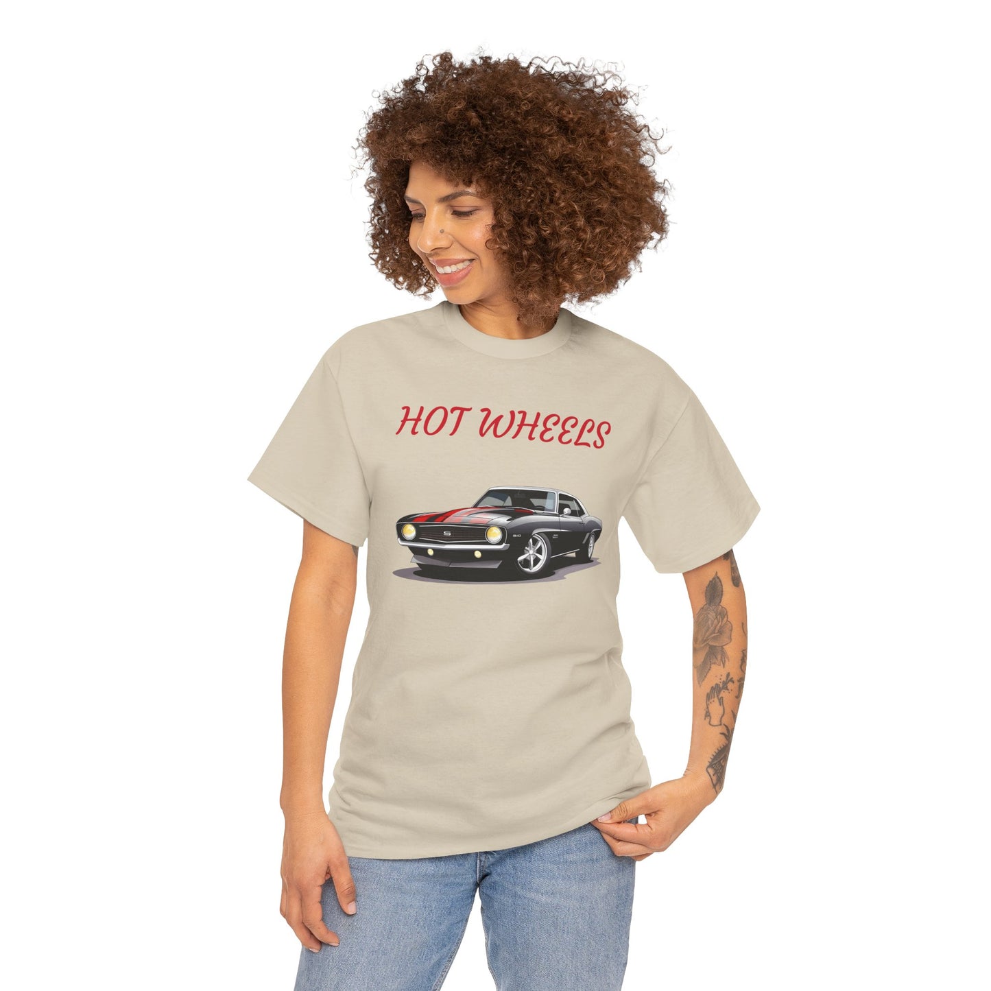 Princess Grace Hot Wheels Unisex Heavy Cotton Tee Classic Car Graphic Style