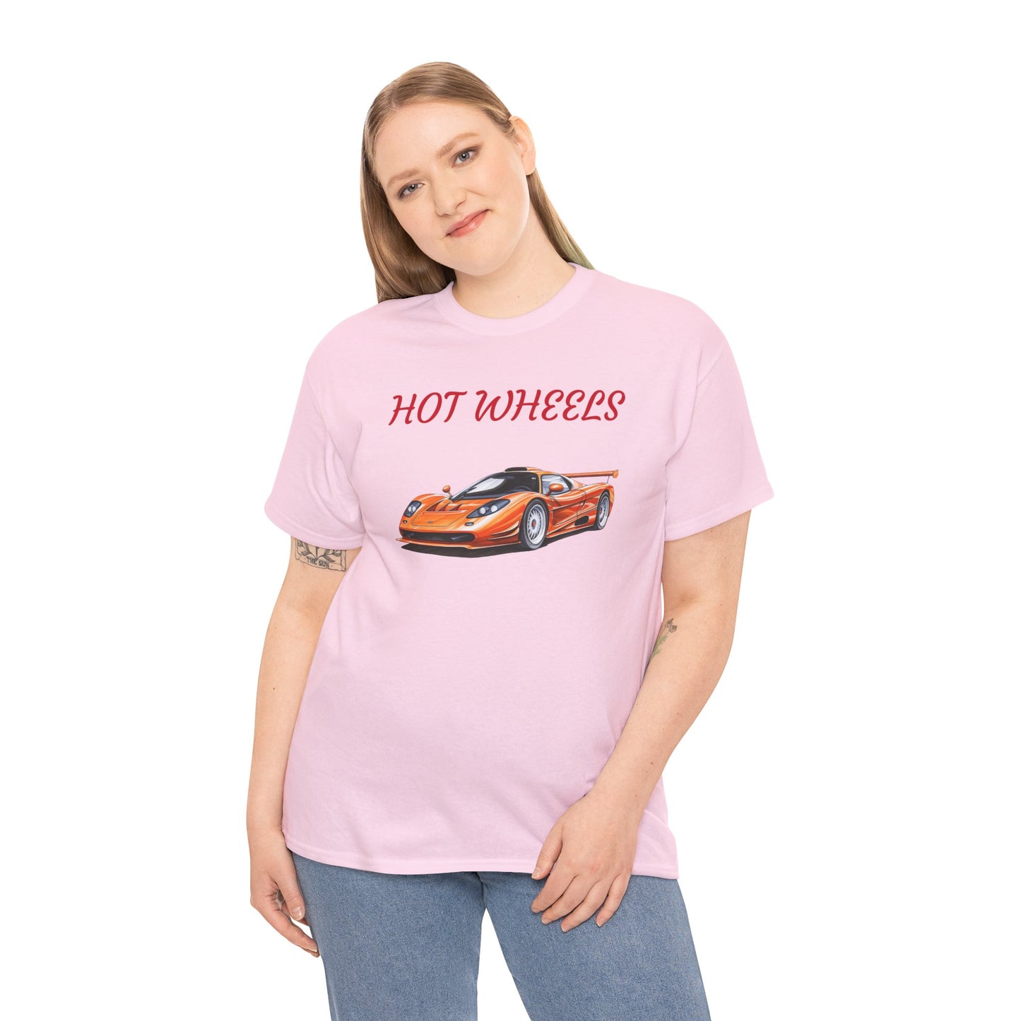 Princess Grace Hot Wheels Unisex Heavy Cotton Tee Vintage Car Graphic T-Shirt for Car Enthusiasts