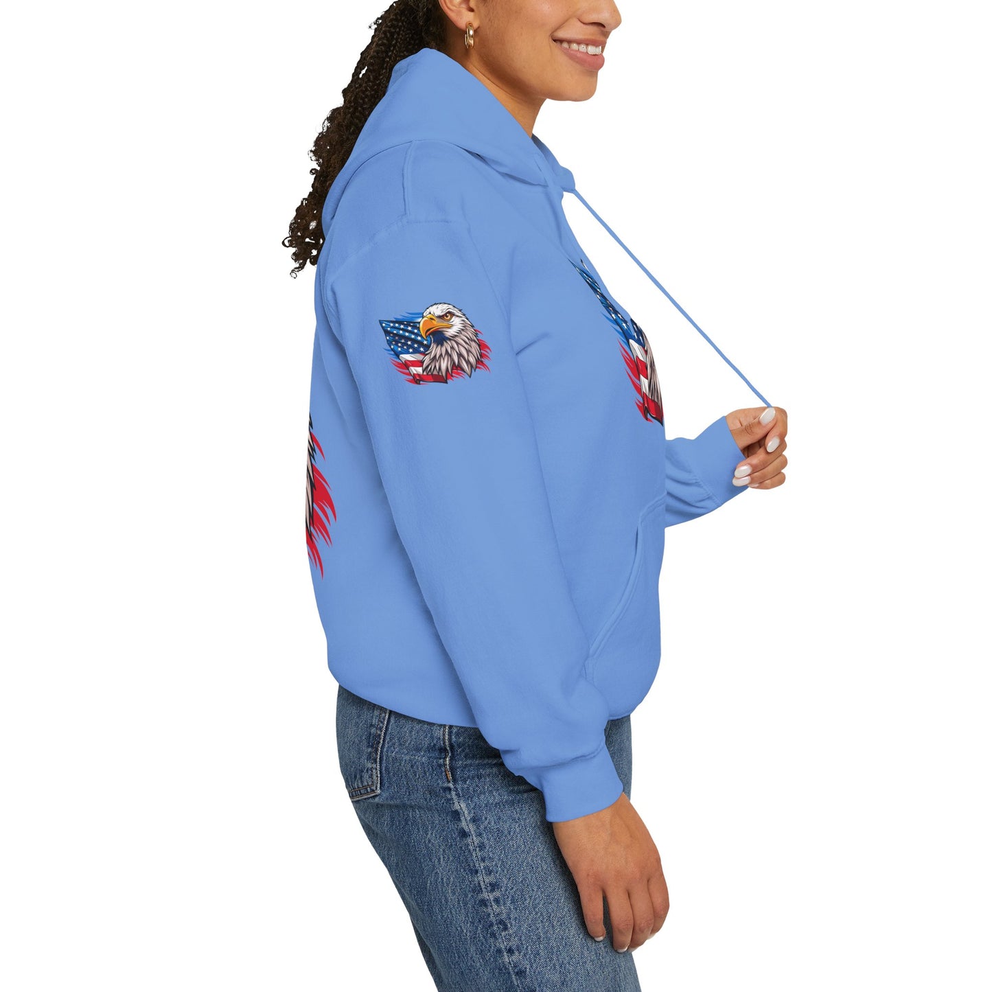 Princess Grace Patriotic Eagle Unisex Heavy Blend Hoodie