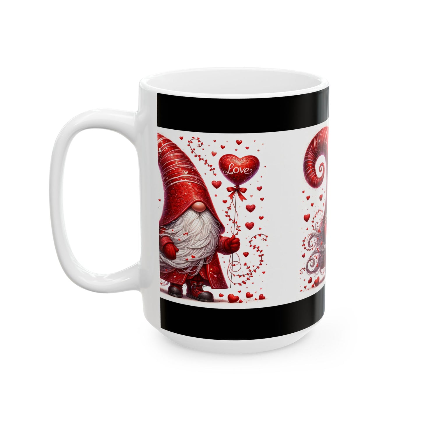 Princess Grace Love Swirl Ceramic Mug Perfect Gift for Valentine's Day