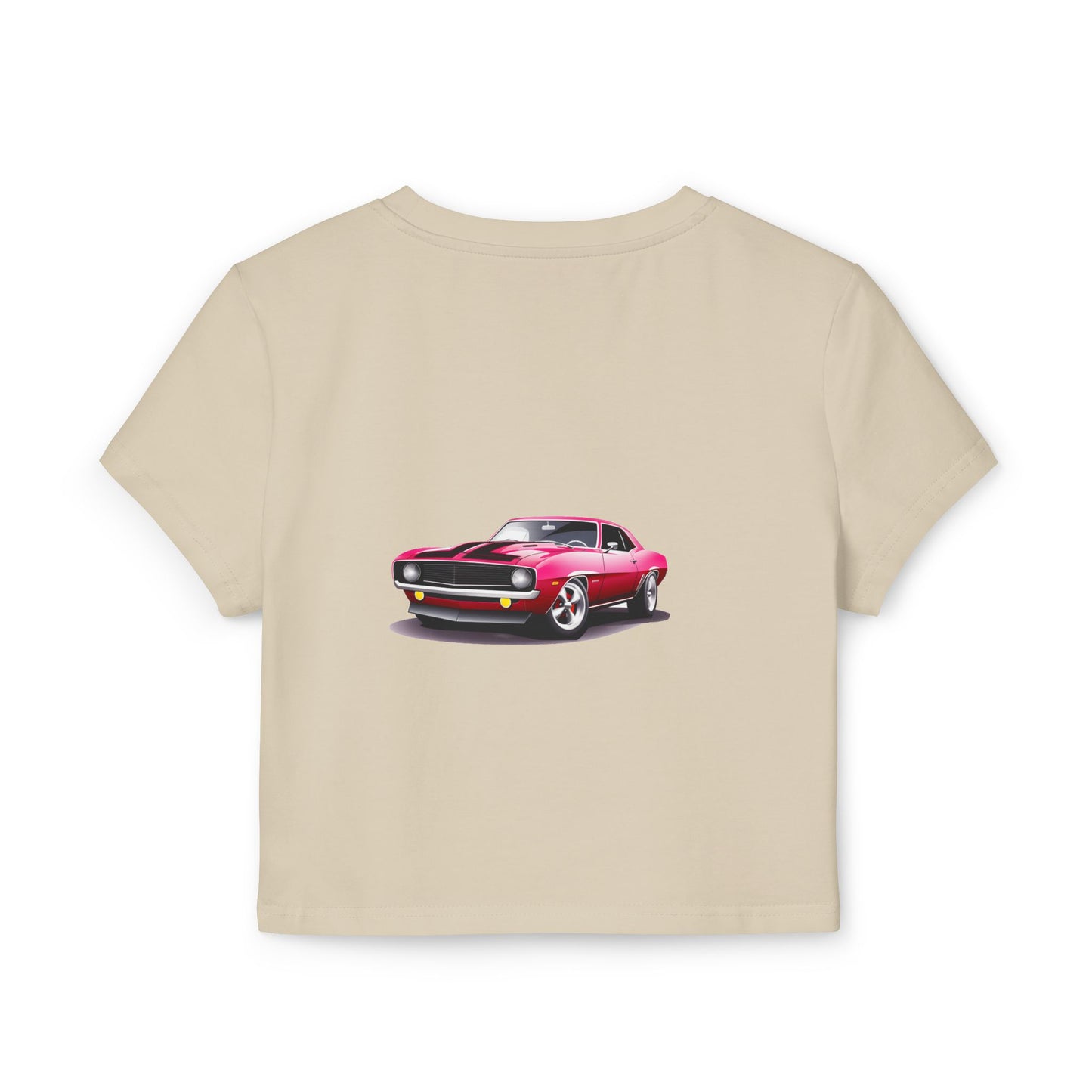 Princess Grace Women's Hot Wheels Graphic Baby Tee Vintage Car Fashion