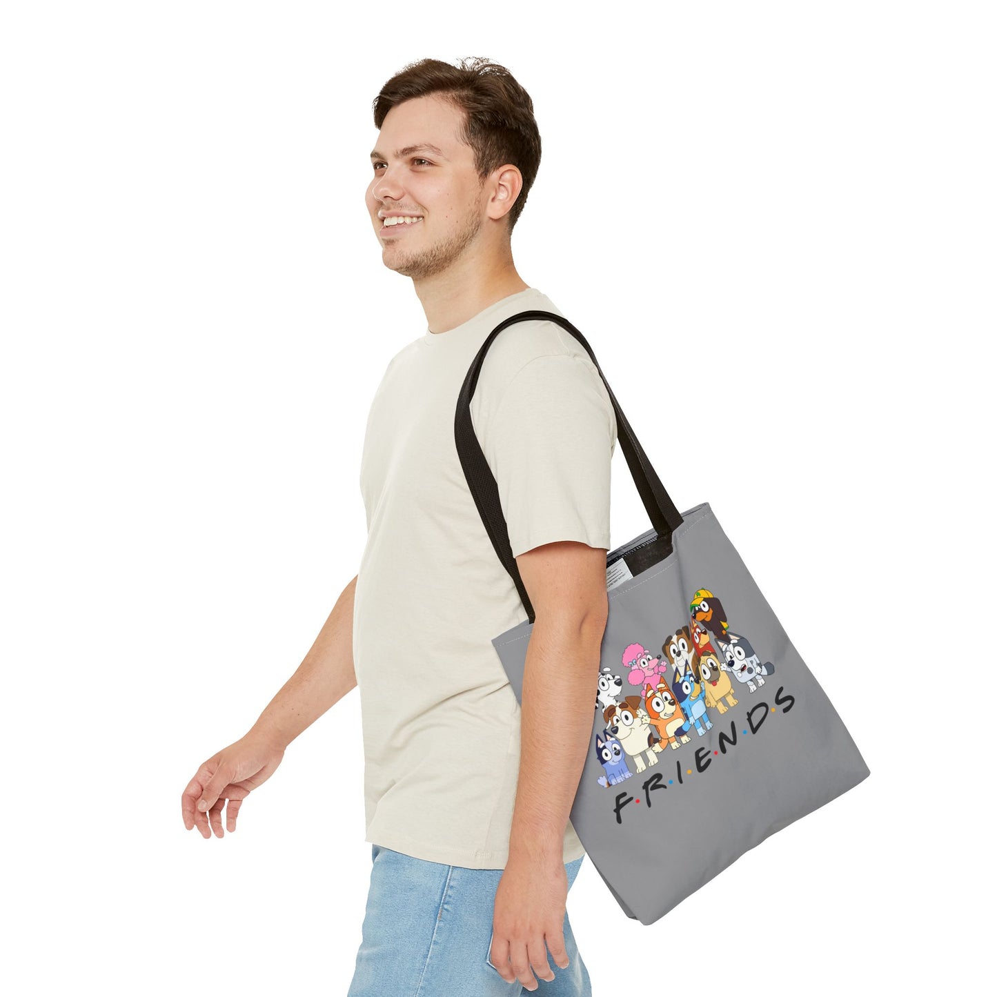 Princess Grace Friends Dog Character Tote Bag Cute Animal Design for Daily Use