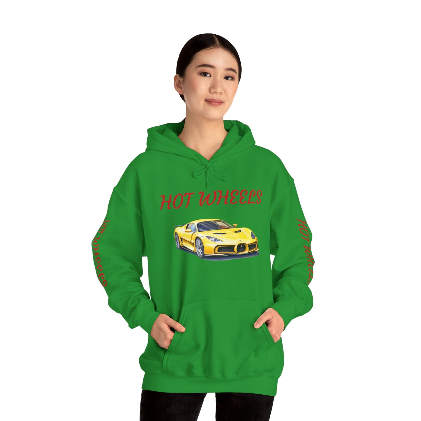 Princess Grace Hot Wheels Unisex Hooded Sweatshirt Racing Style for Car Enthusiasts