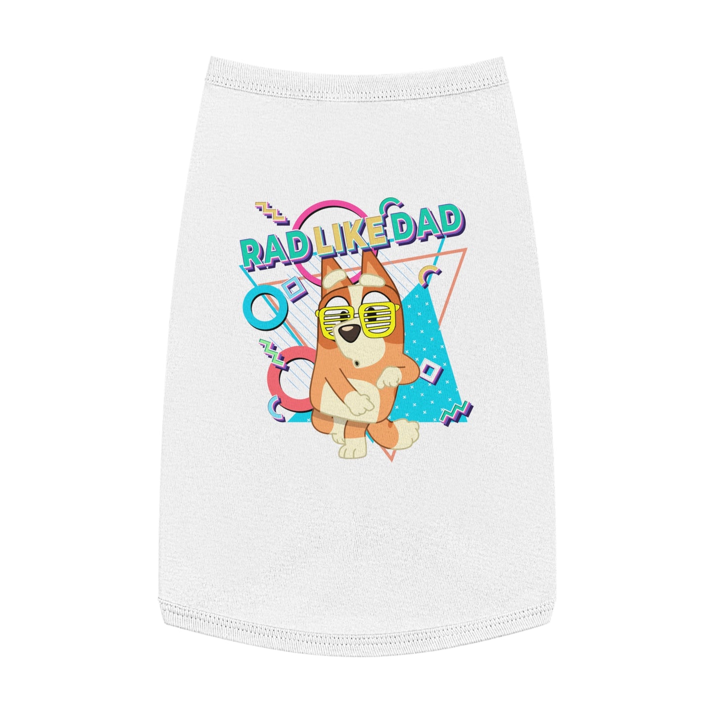 Princess Grace Rad Like Dad Pet Tank Top Cool Dog Apparel for Pet Lovers