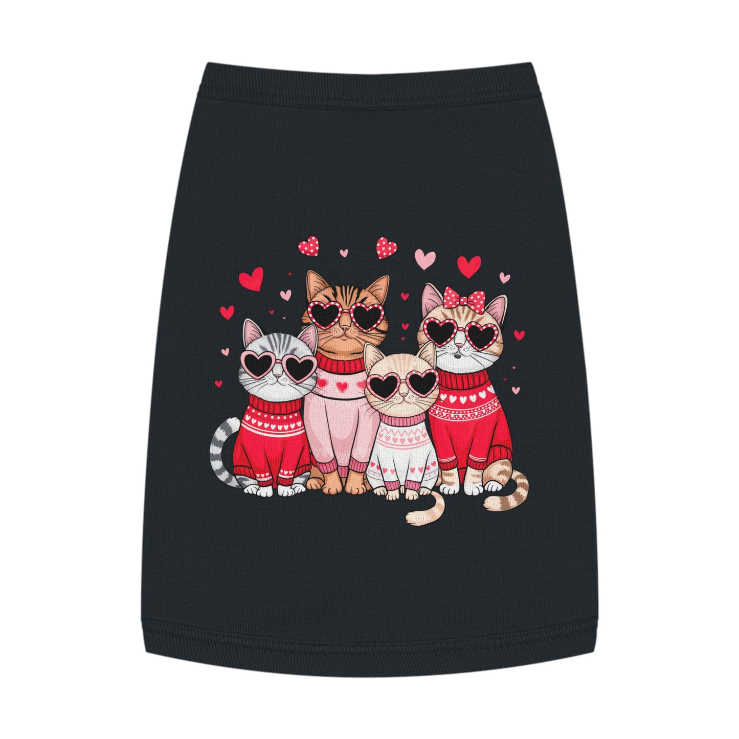 Princess Grace CUTE Adorable Cat Lovers Pet Tank Top Cute Heart Design for Stylish Pets