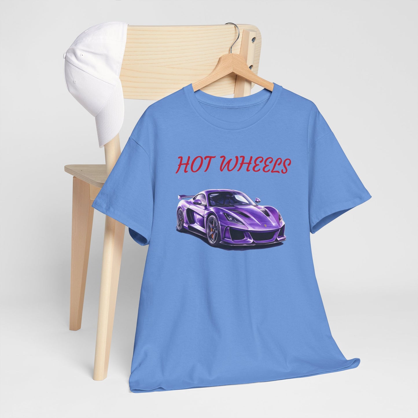 Princess Grace Hot Wheels Graphic Unisex Heavy Cotton Tee Perfect for Car Enthusiasts