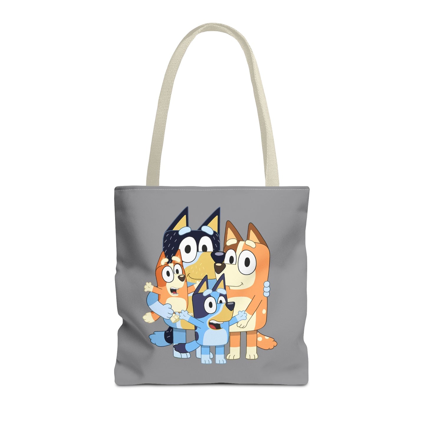 Princess Grace Cute Family Dogs Tote Bag Perfect for Dog Lovers and Kids Activities