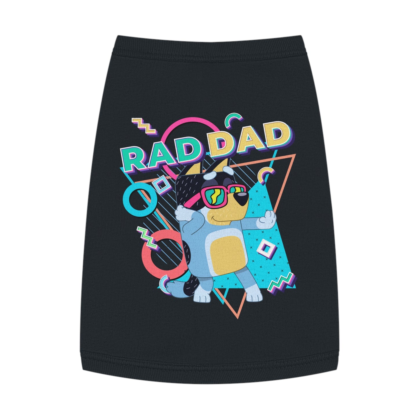 Princess Grace BLUEY Rad Dad Pet Tank Top Fun & Stylish Dog Apparel