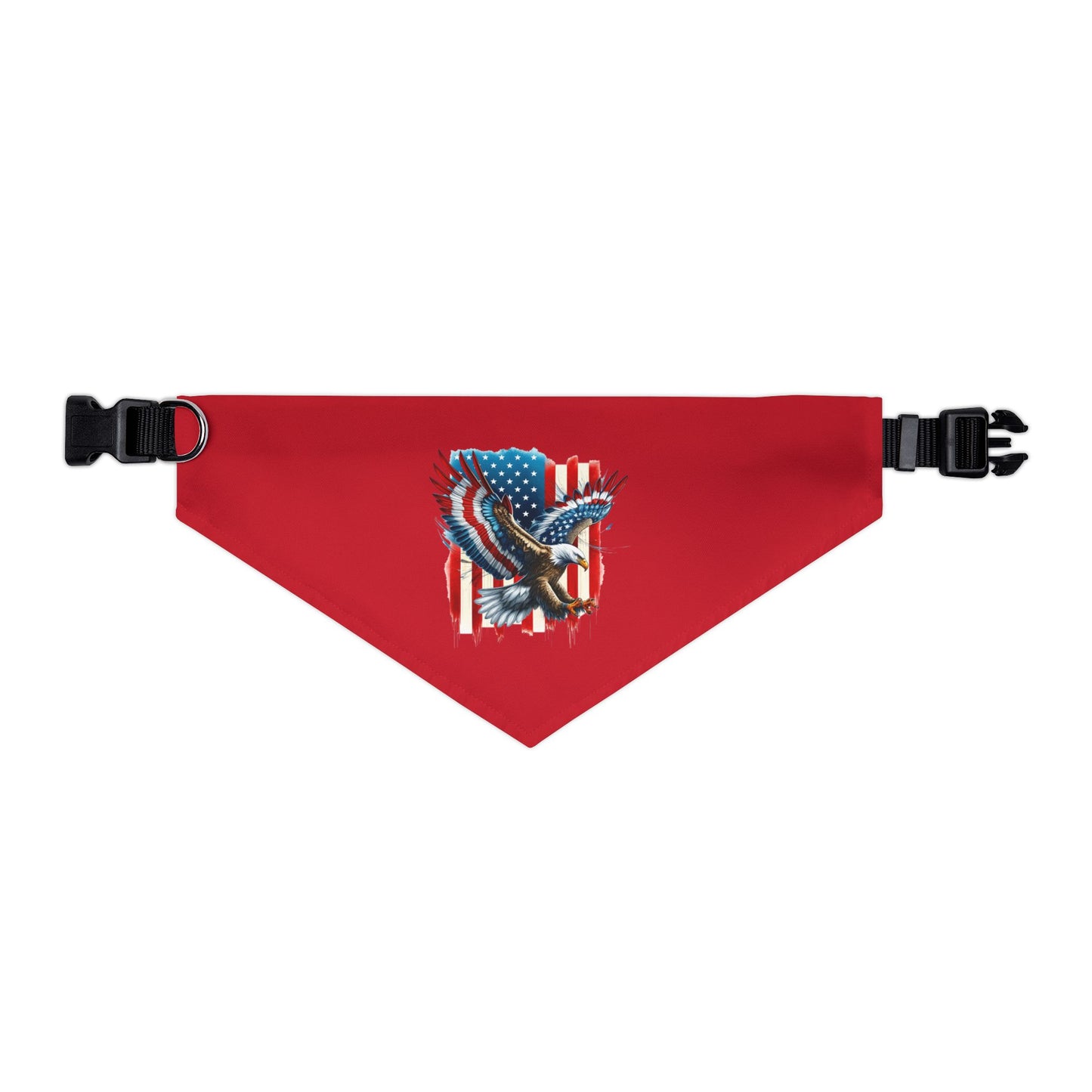 Princess Grace Patriotic Pet Bandana Collar USA Flag Design for Dogs