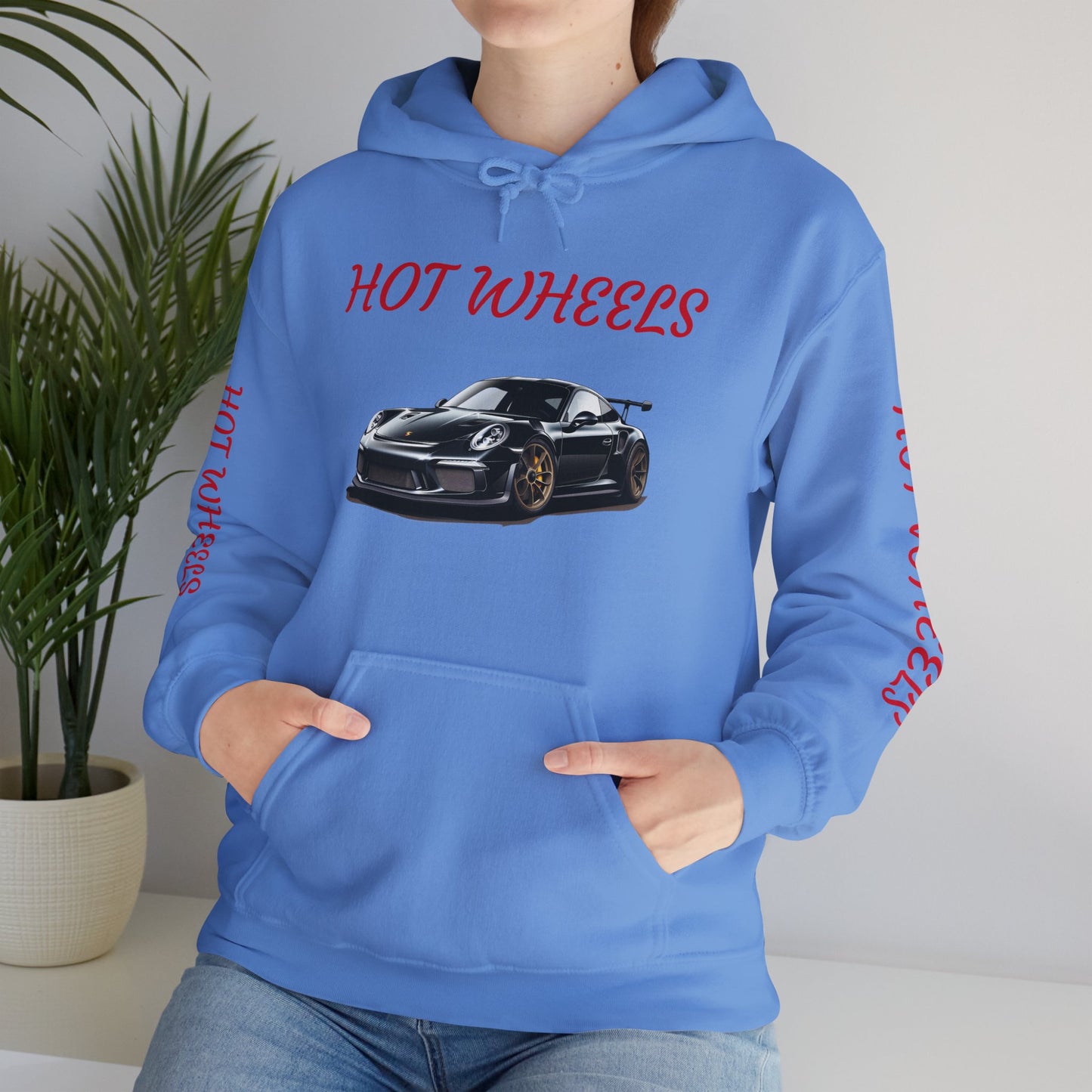 Princess Grace Hot Wheels Unisex Hooded Sweatshirt Passion for Cars and Racing Enthusiasts