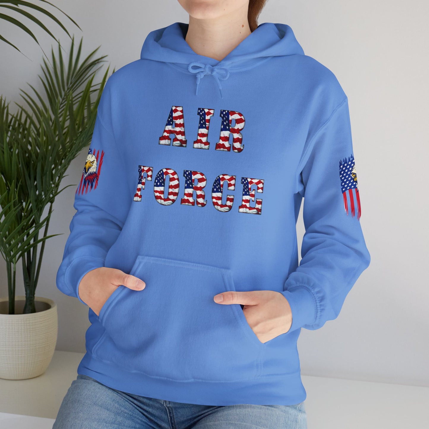 Princess Grace Unisex Air Force Hoodie with Eagle Design