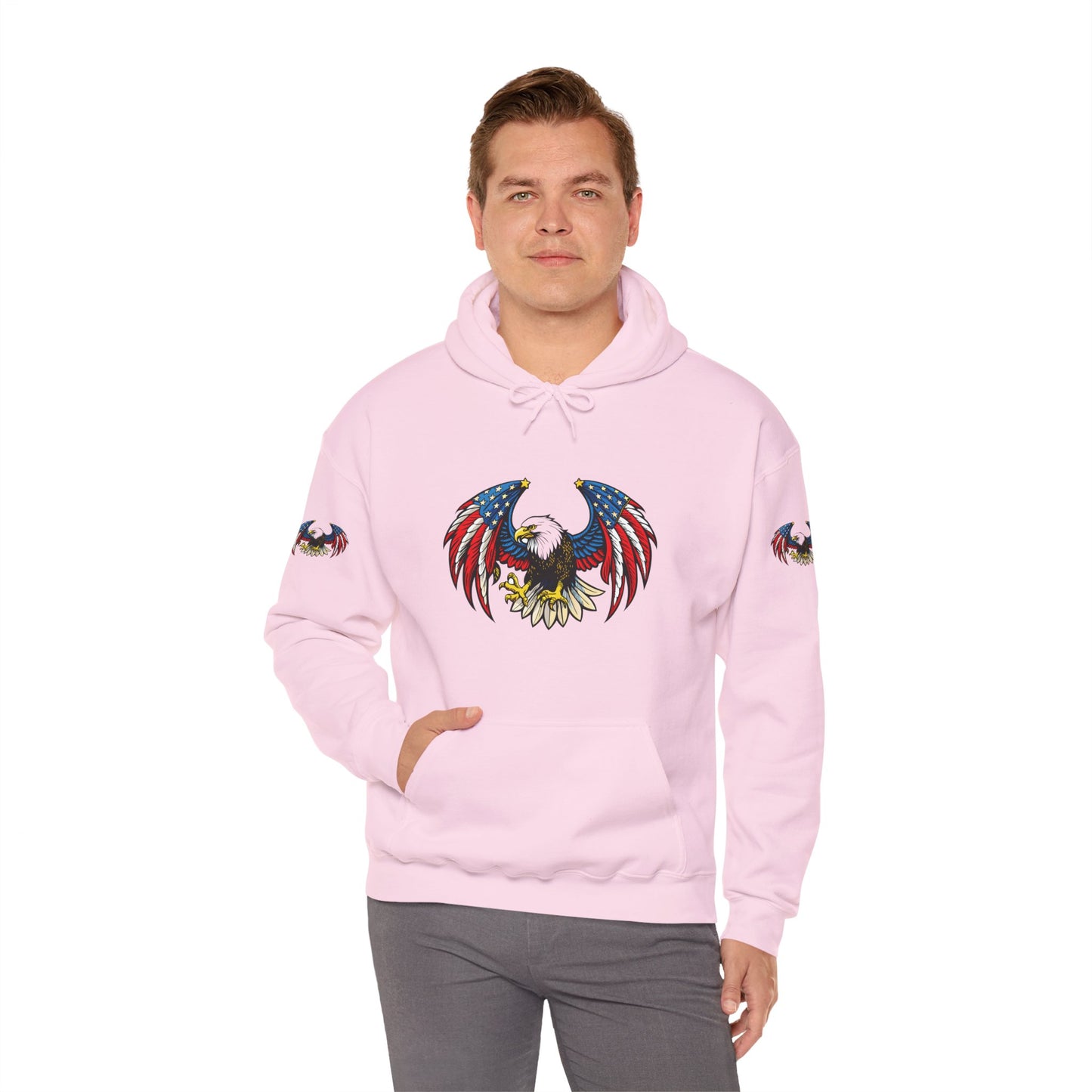 Princess Grace American Eagle Emblem Patriotic Unisex Hoodie