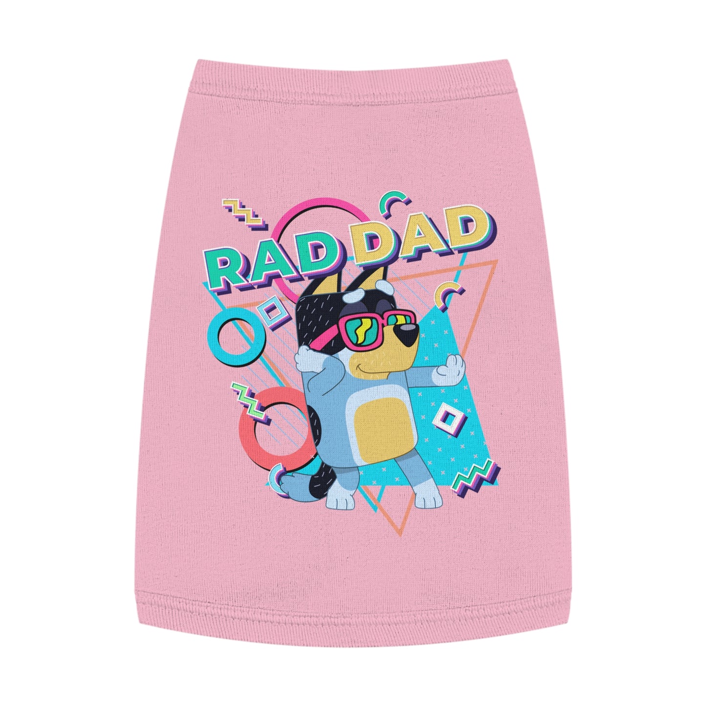 Princess Grace BLUEY Rad Dad Pet Tank Top Fun & Stylish Dog Apparel