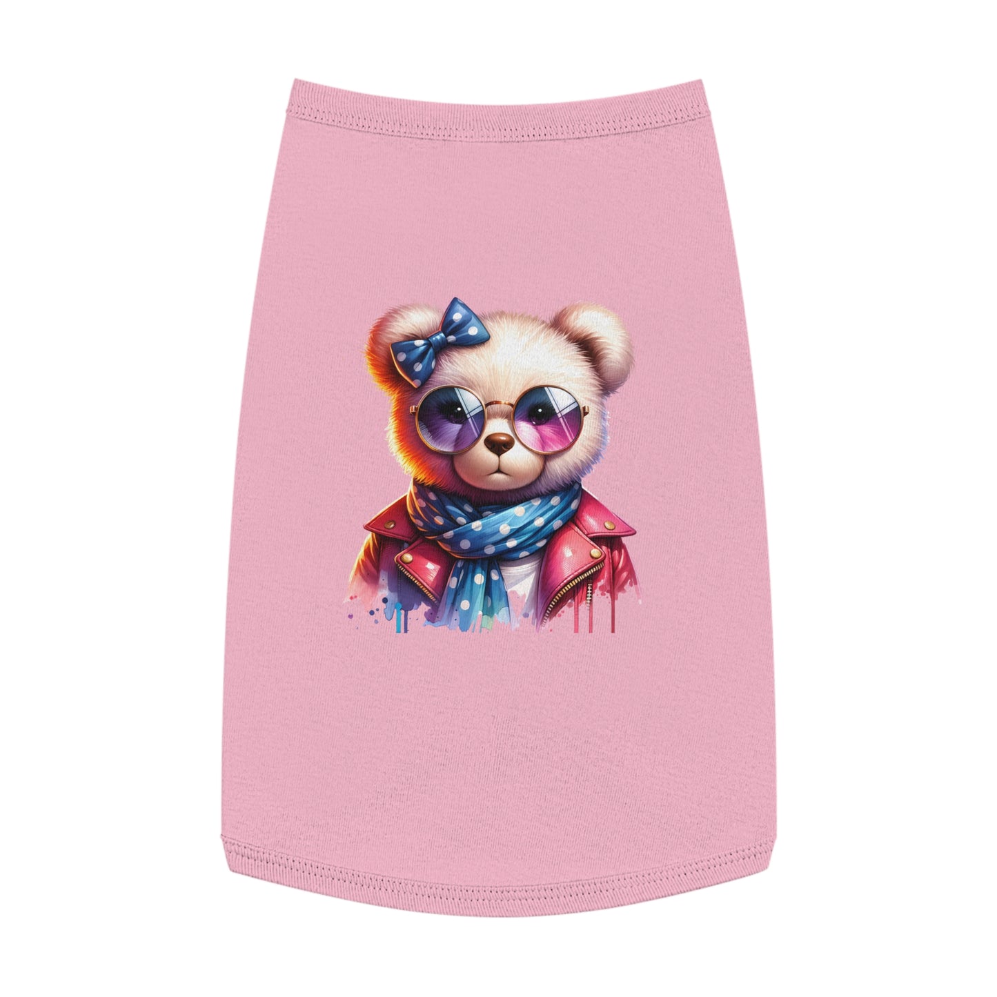 Princess Grace CUTE Trendy Pet Tank Top with Stylish Bear Design