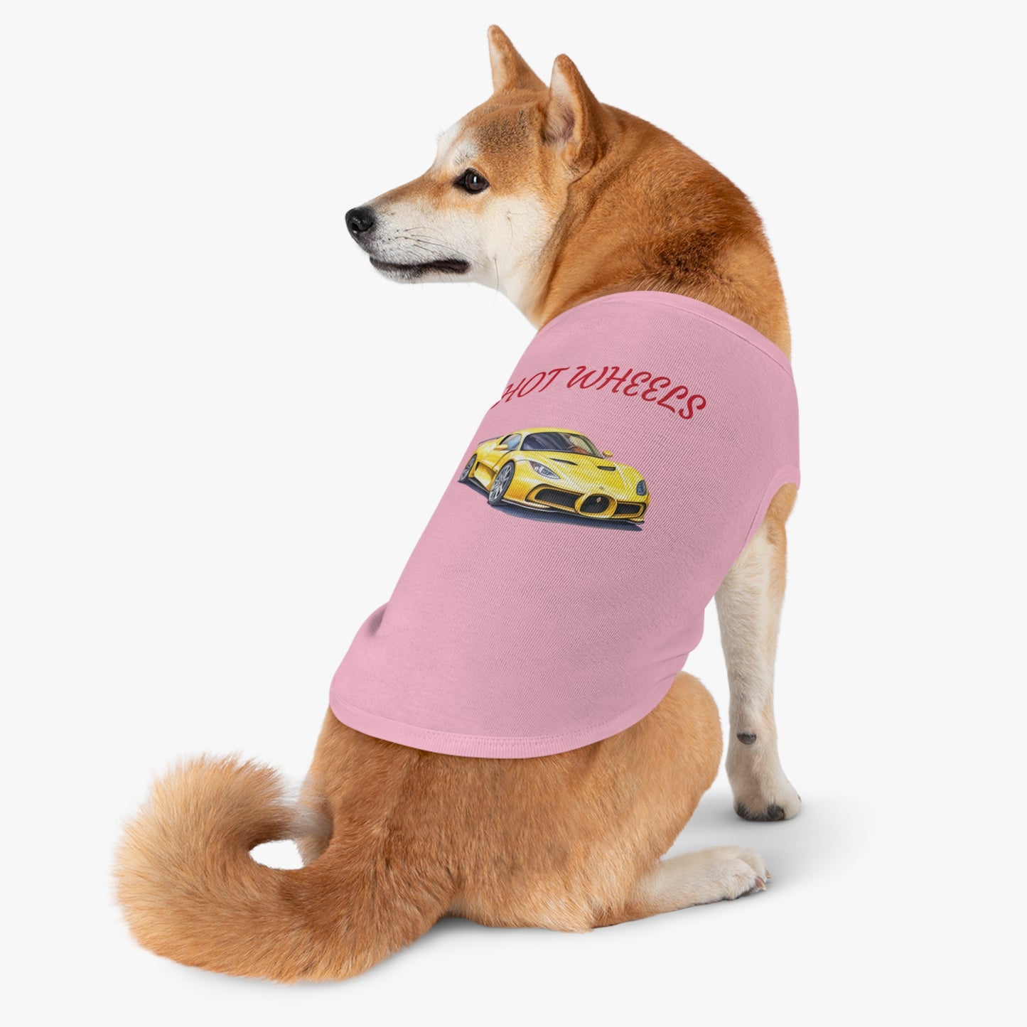 Princess Grace Hot Wheels Pet Tank Top Stylish Dog Apparel for Car Lovers