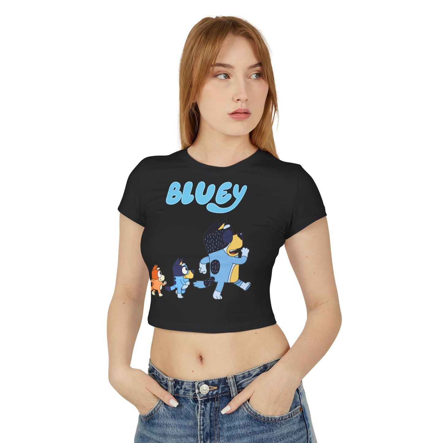 Princess Grace Bluey Graphic Baby Tee Cute Cartoon T-Shirt for Playtime