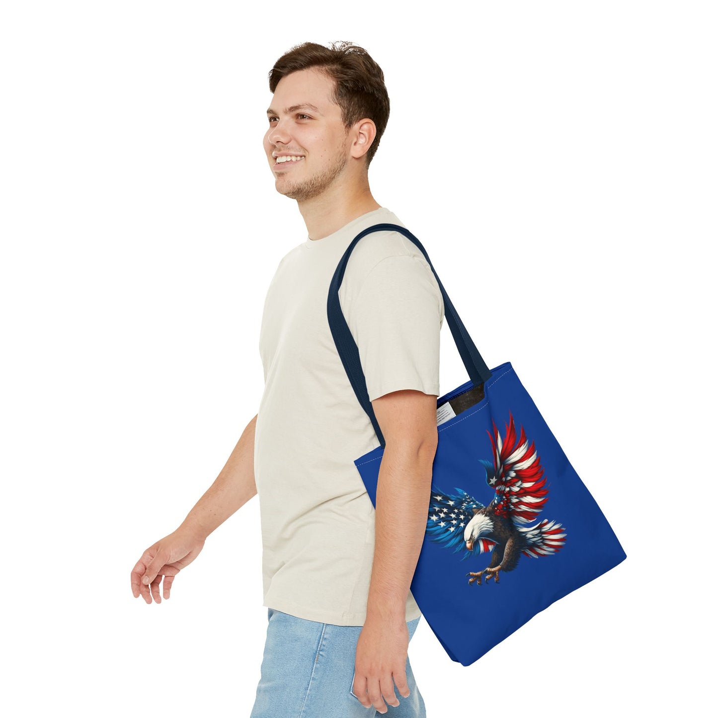 Princess Grace Patriotic Eagle Tote Bag Perfect for Independence Day & Everyday Carry