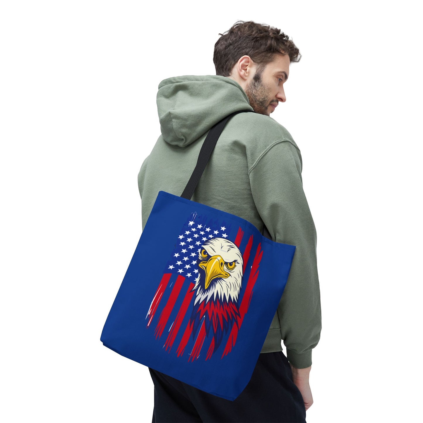 Princess Grace Patriotic Eagle Tote Bag Bold American Spirit