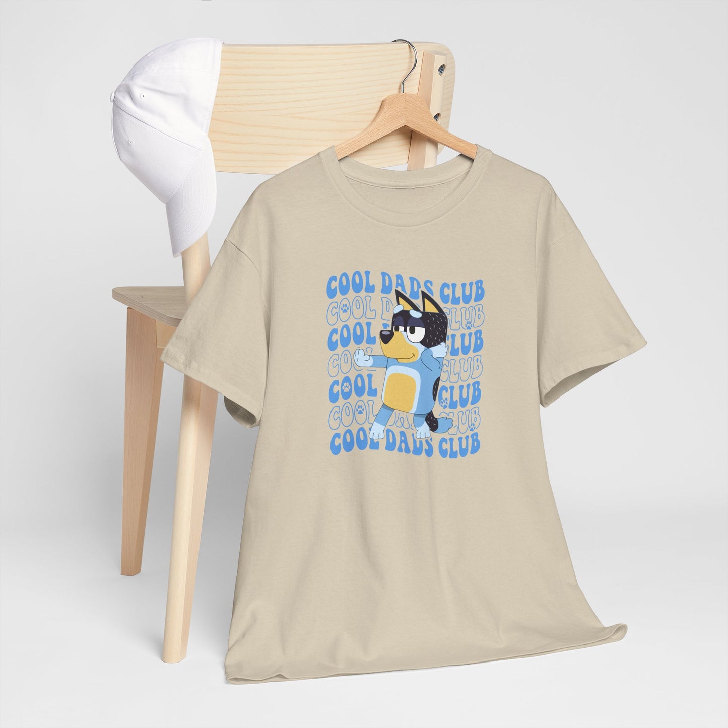 Princess Grace Bluey Cool Dads Club Unisex Heavy Cotton Tee