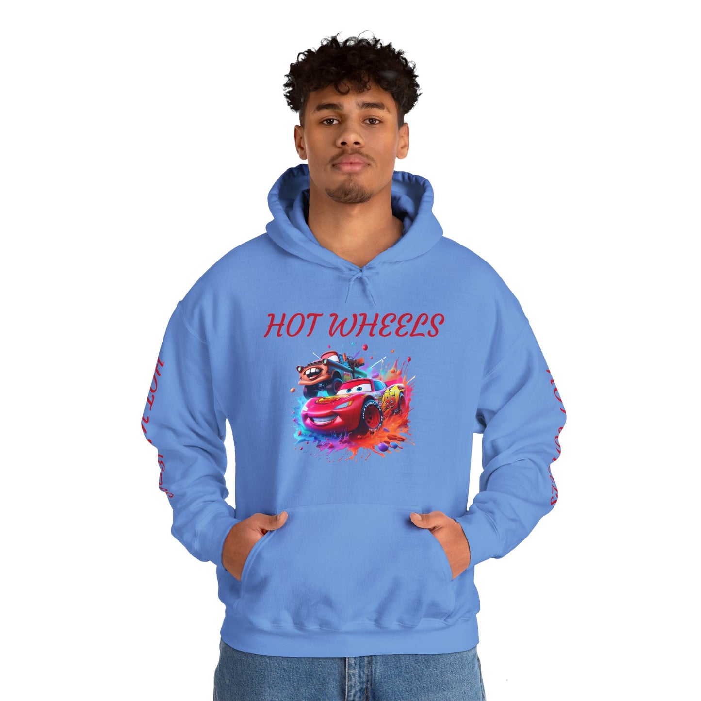 Princess Grace Hot Wheels Unisex Hoodie Retro Racing Design for Kids and Car Enthusiasts