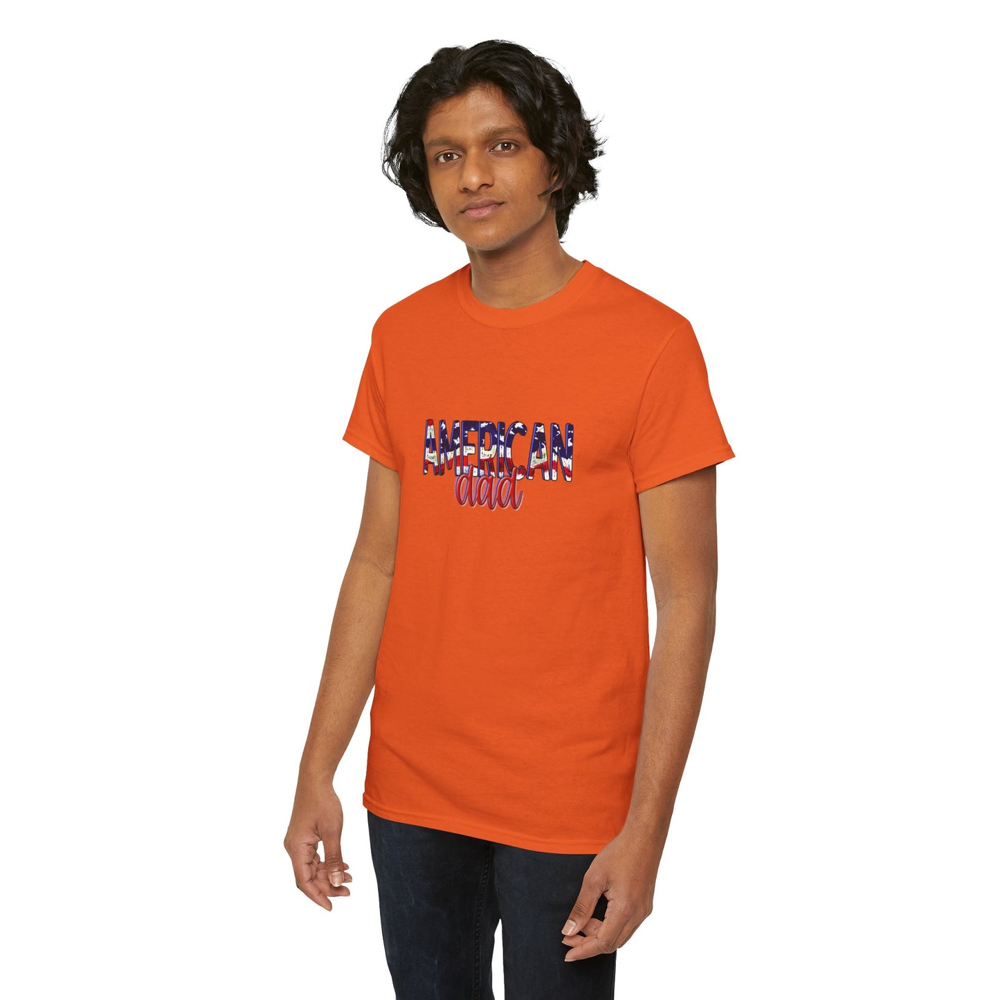 Princess Grace Patriotic American Dad Tee Unisex Heavy Cotton T-Shirt