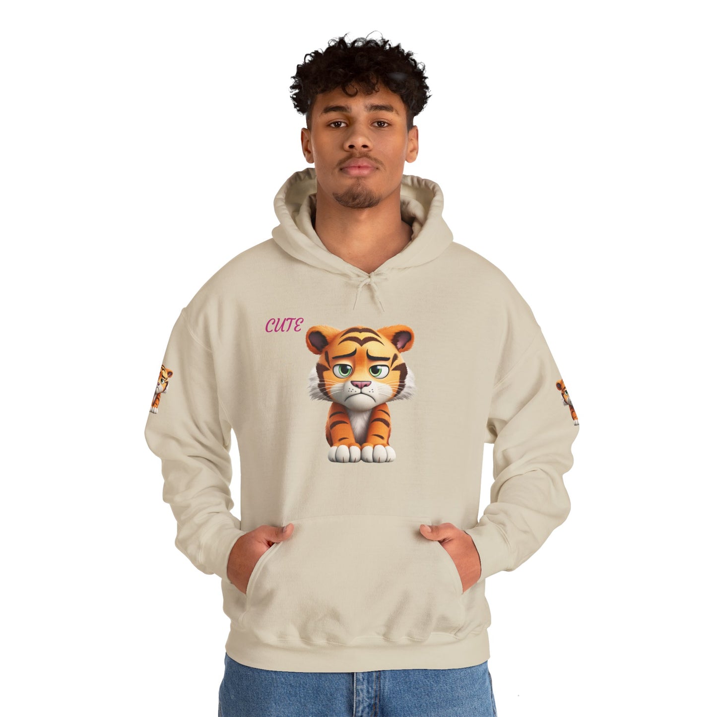 Princess Grace Cute Tiger Graphic Unisex Hoodie