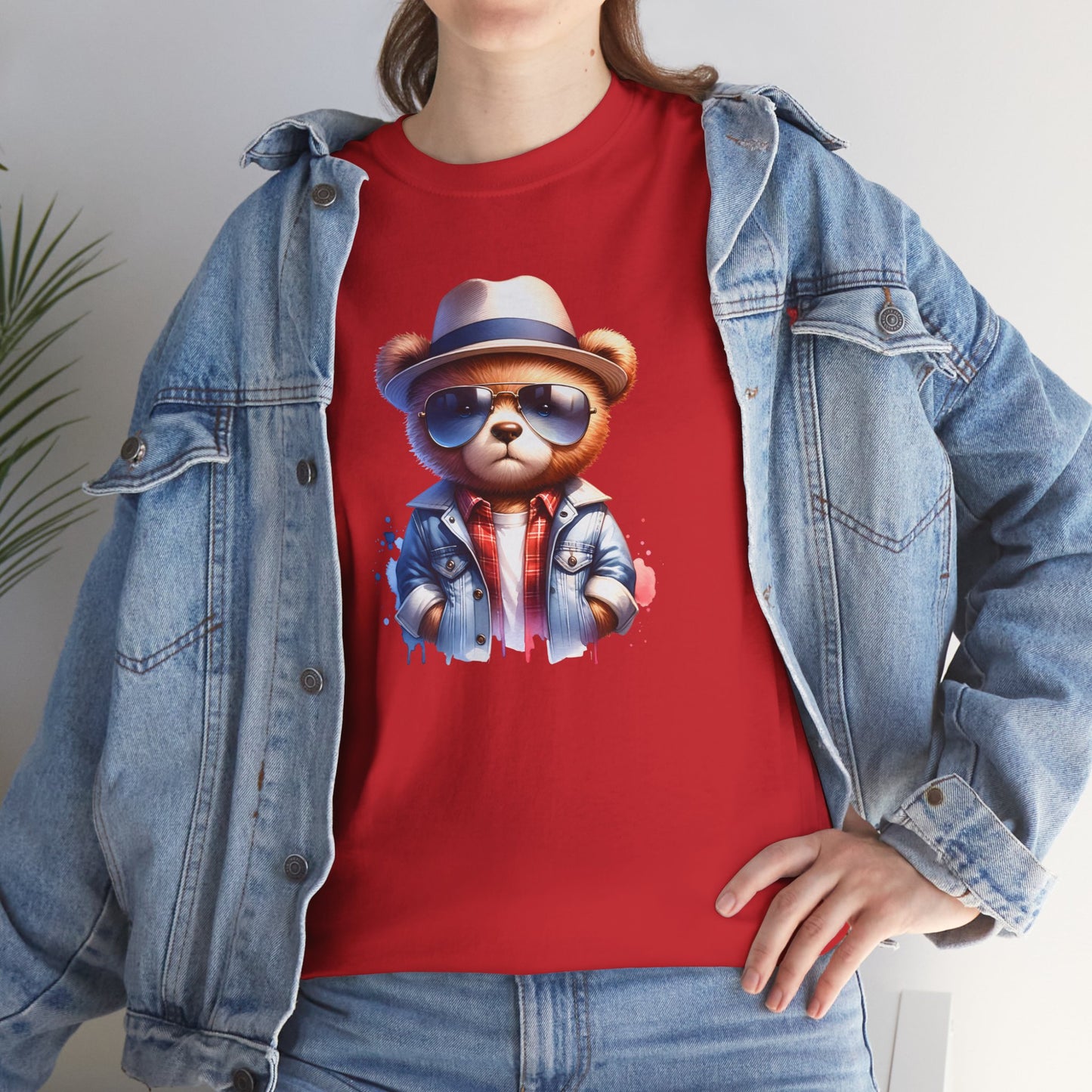 Princess Grace Cool Bear Graphic Unisex Heavy Cotton Tee