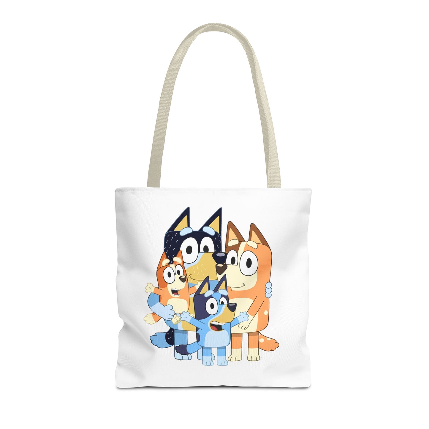 Princess Grace Bluey Family Tote Bag Cute and Fun for Kids and Parents