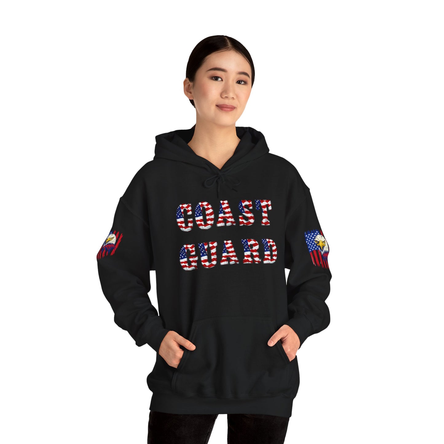 Princess Grace Patriotic Coast Guard Sweatshirt Unisex Heavy Blend Hoodie